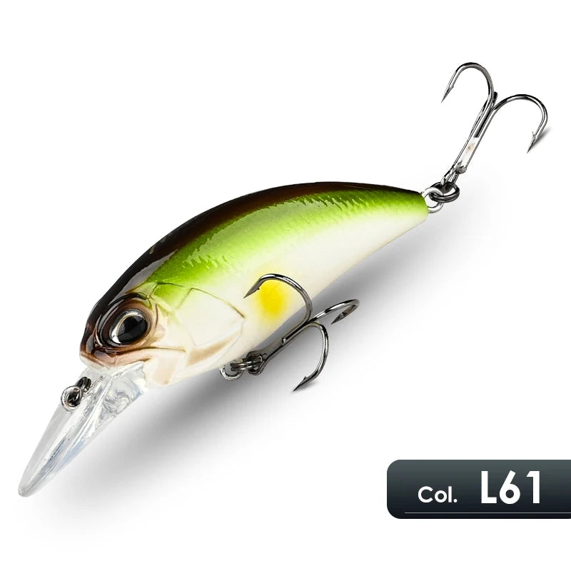 MEREDITH JERK CRANK M65 Floating 14g Hot Model Fishing Lure Hard Bait 11Color Wobbler Crank Quality Professional Depth 2.0-2.5m