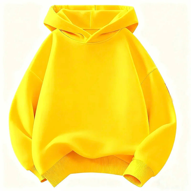 2026 New Arrival Children's Fashion Kids Boy Hoodies Girls Casual Hoodies Sweatshirt Kids Solid Color Hoodies Sweatshirt
