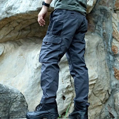 New Tactical Work Pants Men Outdoor Cargo Trousers Multi-pocket Waterproof Pant Autumn Spring Outdoor Workwear Hiking Trousers