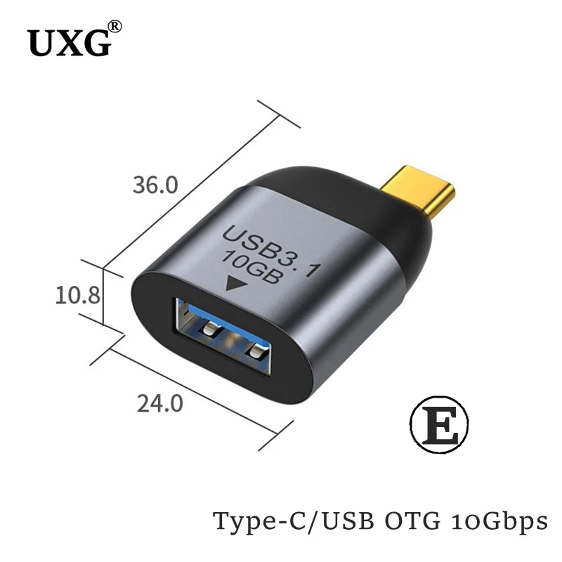USB-C-adapter till HDMI, DisplayPort, VGA och fler anslutningar