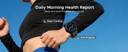 DOOGEE ANYMOVING M1 PRO Smart Watch 1.5" AMOLED Dual Band GPS Smart Watch with Offline Maps 170+ Sports Modes Fitness Watch 15-Day Battery AI Voice Assistant 5ATM Waterproof Outdoor GPS Watch