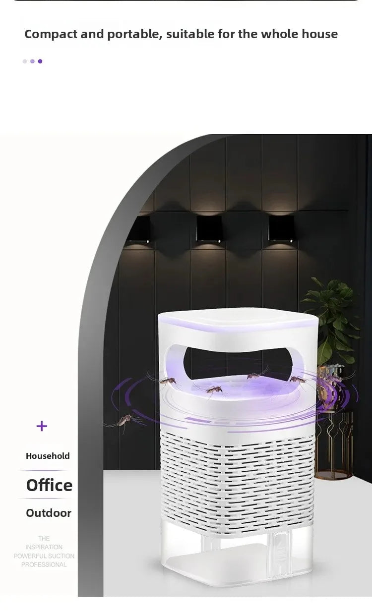 USB Mosquito Trap Electric Silent Bug Zapper Upgraded Inhalation Fly Killer with UV Light Indoor for Home Bedroom Office