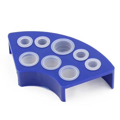 23/8/7Holes Tattoo Ink Cup Holder Stand Stainless Steel/Plastic Tattoo Tool Pigment Container Makeup Tattoo Accessories