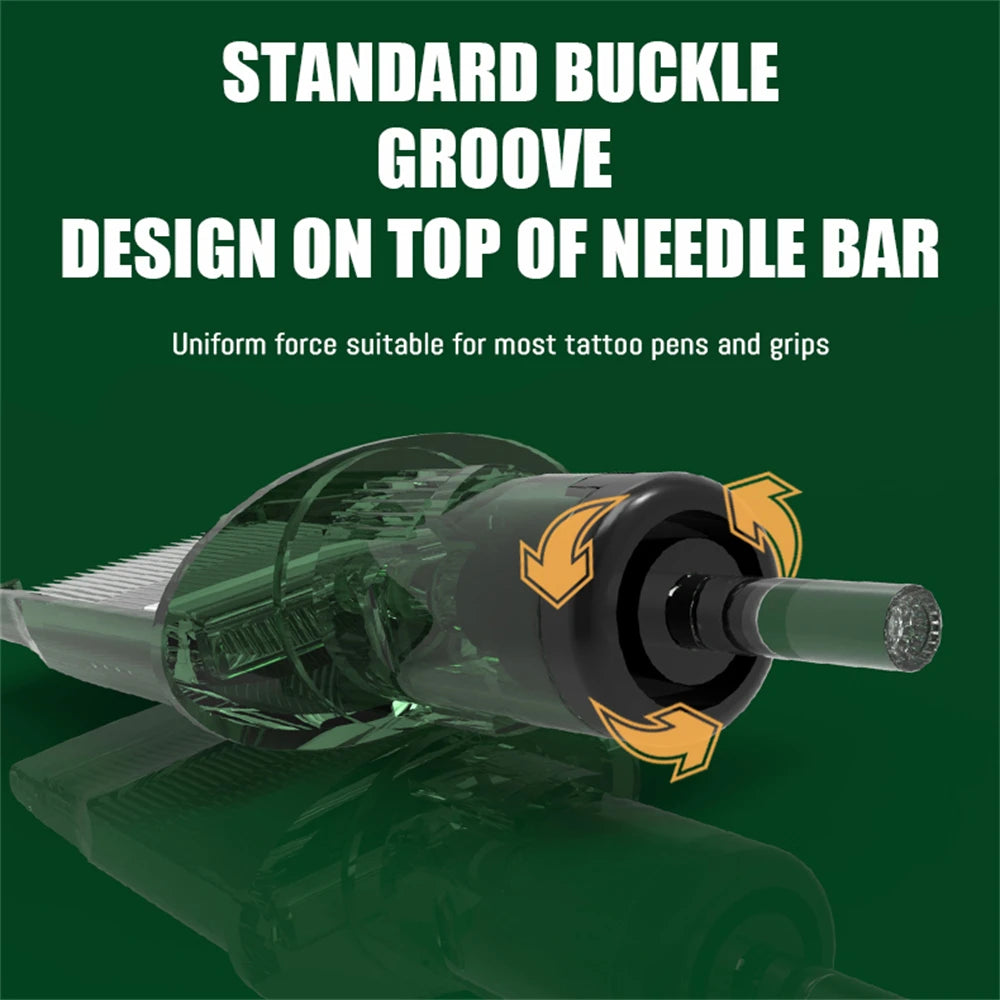 10 PCS Super Big Cartridge Needle Professional Tattoo Cartridge Tattoo Equipment Large Row Needle Tattoo