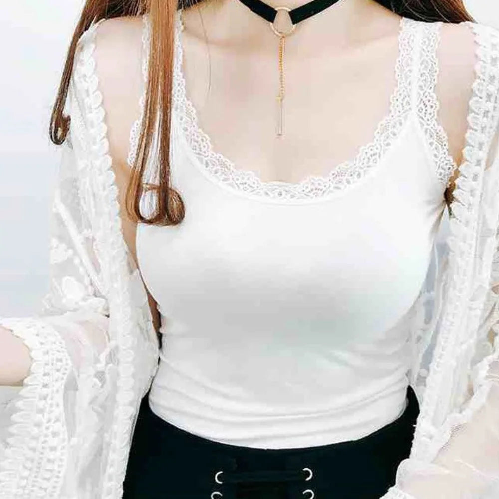 Casual U Neck Summer Tank Tops Sleeveless Slim Fitted Tops Loose Camisoles Cami Top Shirt for Women