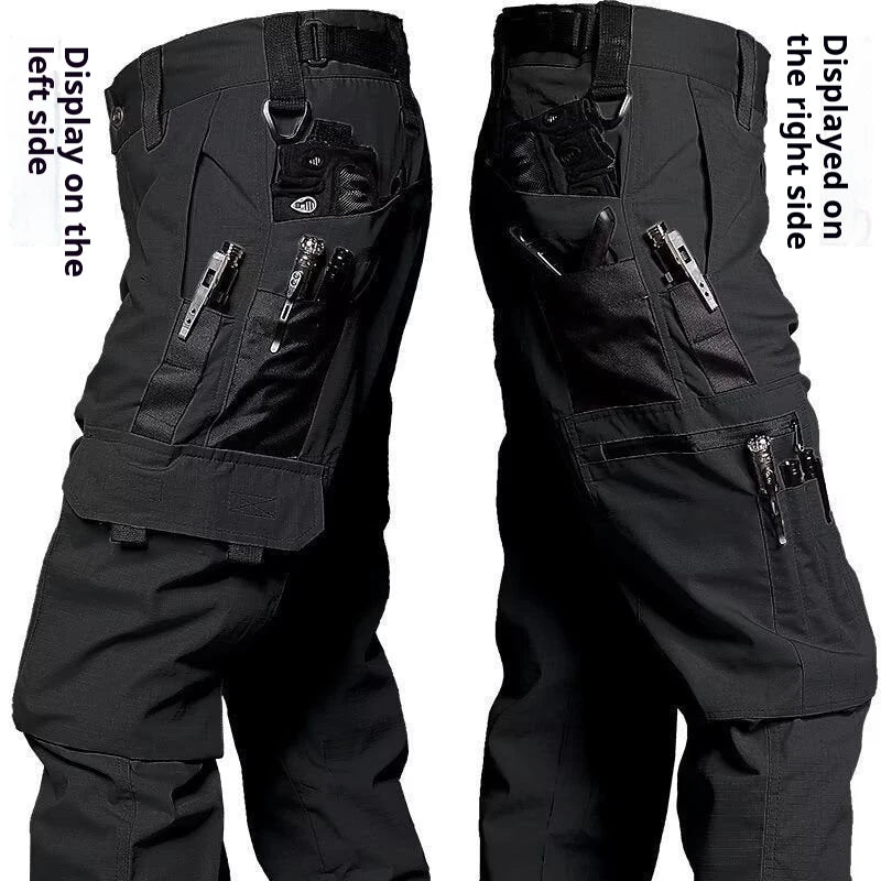 New Tactical Work Pants Men Outdoor Cargo Trousers Multi-pocket Waterproof Pant Autumn Spring Outdoor Workwear Hiking Trousers
