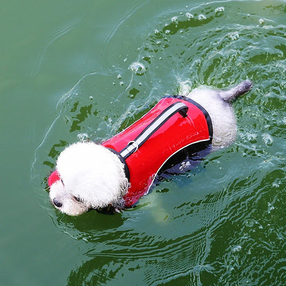 Big Dog Life Jacket with Removable Front Float Hand-Held Pet Life Vests Outdoor Training Swimming Clothes for Medium Large Dogs