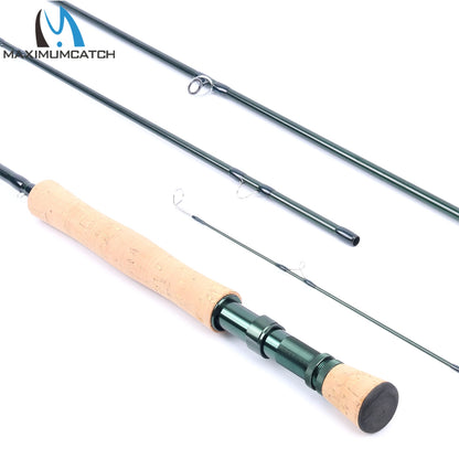 Maximumcatch 3-8WT Fly Fishing Rod And Reel Combo Set 8'6''/9' Medium-fast Fly Rod Pre-spooled Fly Reel & Line &Triangle Tube