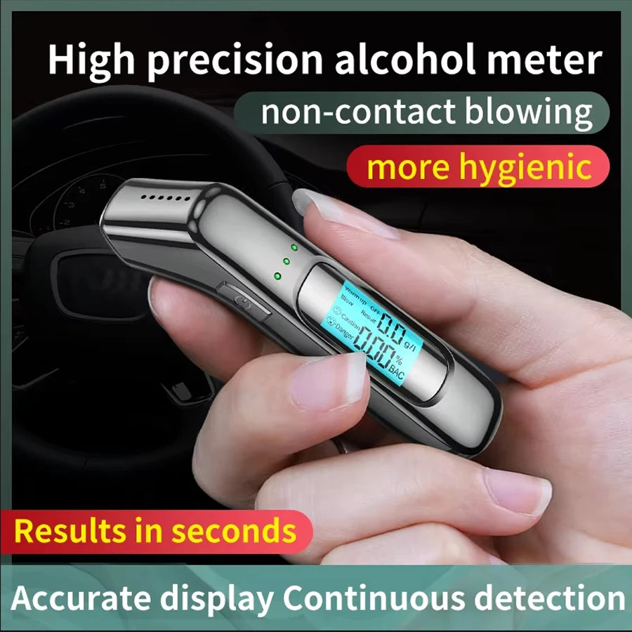 Digital alkoholmätare med LCD-display – snabbtest, modell C06/C07