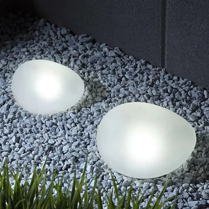 IWP Solcells Stenlampa Frostad – IP65 4 LED 6–8h Ljustid Automatisk Dag/Natt Trädgård Gräsmatta Vit Varmvit Färgad