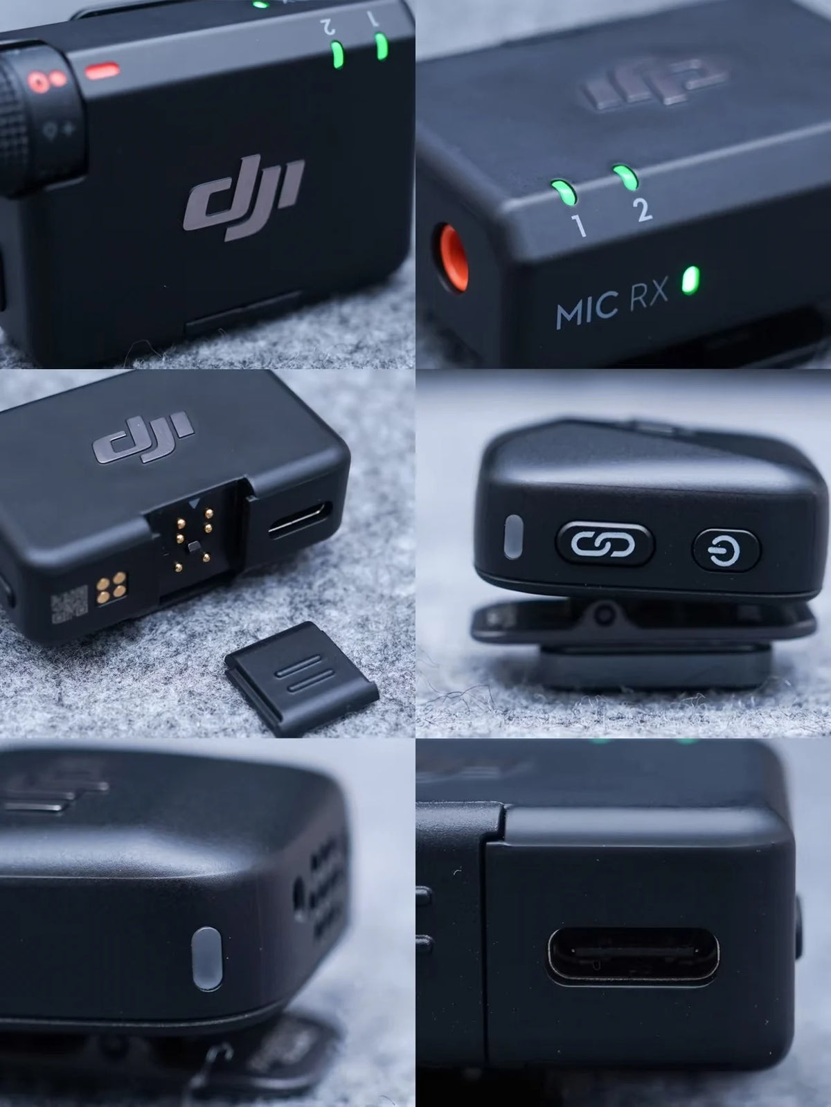 DJI Mic Mini trådlös streamingmikrofon – brusreducering och laddfodral