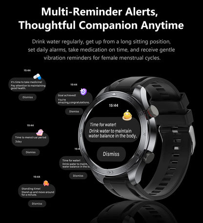 2026New Men's Outdoor Sports Smartwatch GPSTrack 1000mAh Battery Heart Rate Monitor 100+Sport Mode IP67 Waterproof Smart Watches