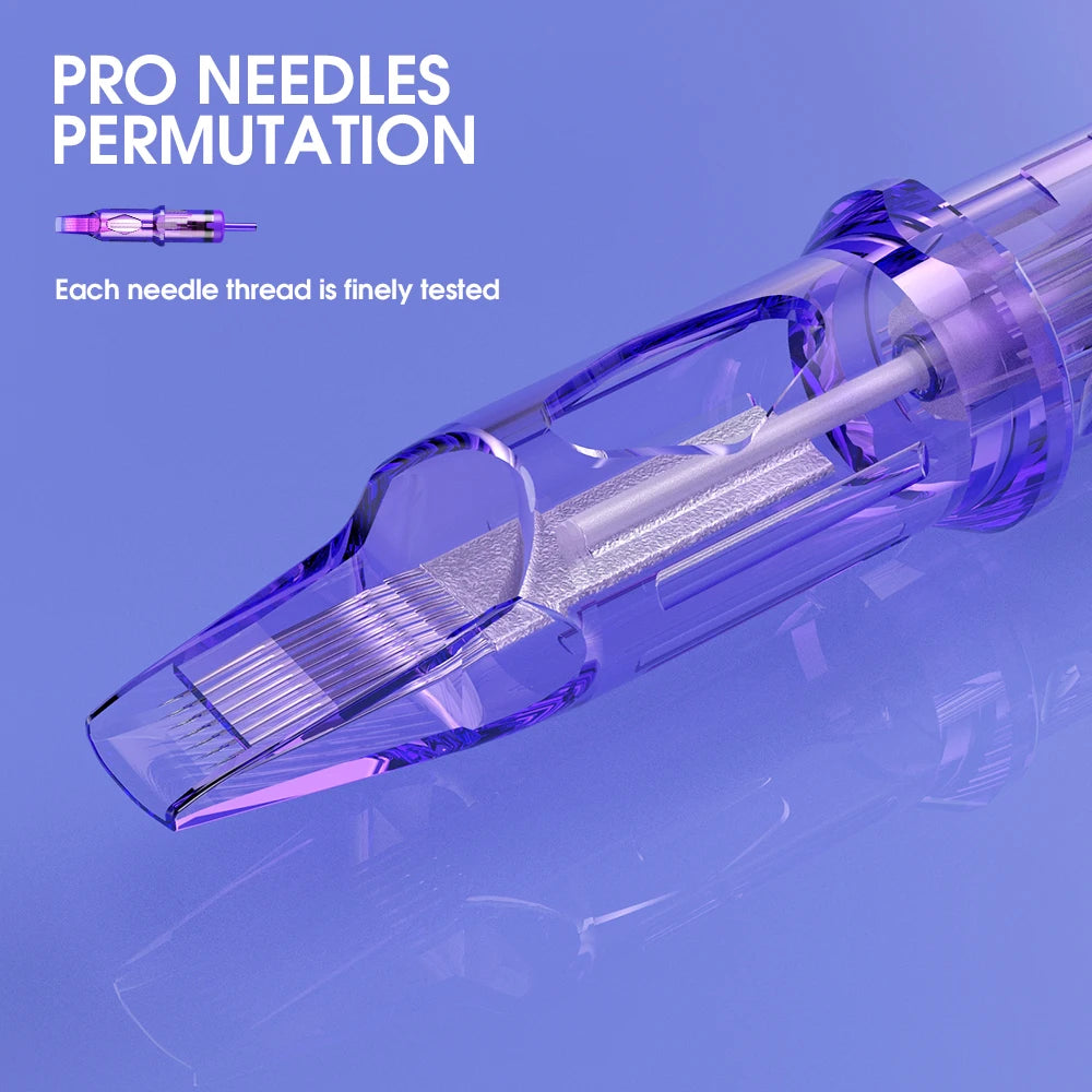 20pcs Mast Pro Tattoo Cartridge Needles RM /M Round Magnum Disposable Permanent Makeup SMP Cartridge Tattoo Needles  Accessories