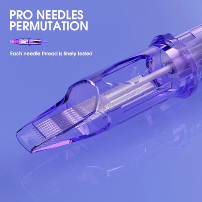 20pcs Mast Pro Tattoo Cartridge Needles RM /M Round Magnum Disposable Permanent Makeup SMP Cartridge Tattoo Needles  Accessories