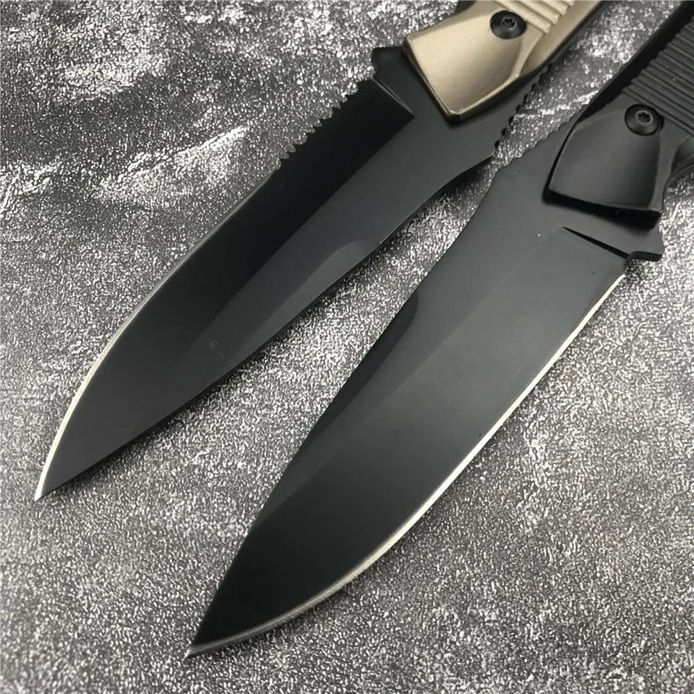 140BK EDC Fixed Blade Knife with Sheath Outdoor Adventure Gear High Hardness Daily Carry Knives Fishing Hiking Tool