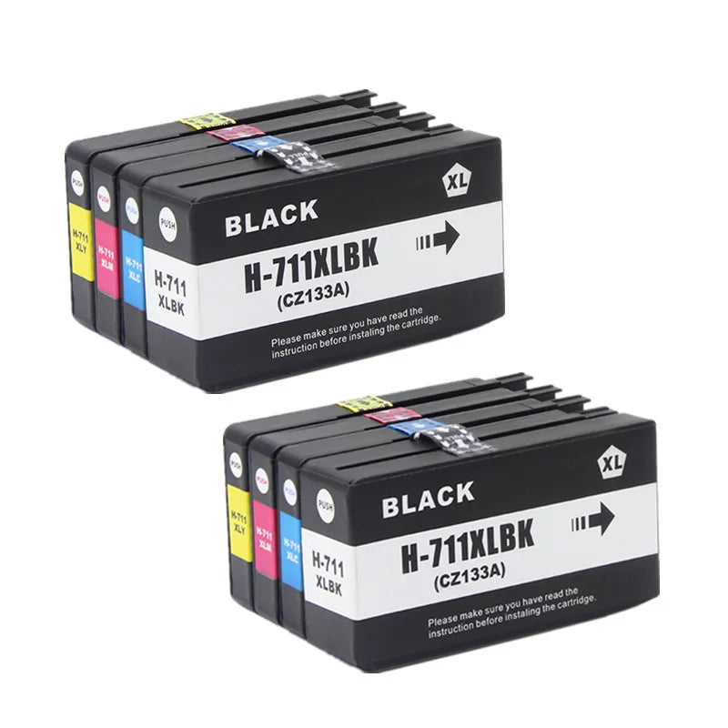 Bläckpatroner HP 711XL till DesignJet T120 och T520 – med chip och bläcknivå