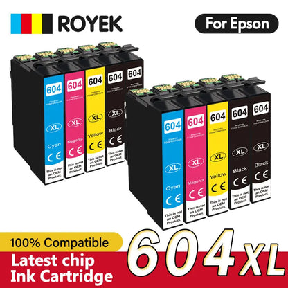 T604 Bläckpatron med Chip för Epson Expression Home och WorkForce