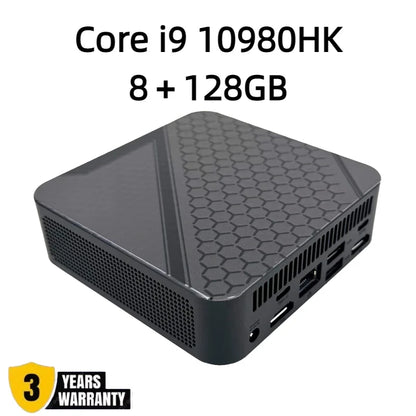 Intel i9 10980HK Mini PC New Portable High-Performance USB 3.0 16GB RAM DDR4 Wi-Fi6 high-frequency memory