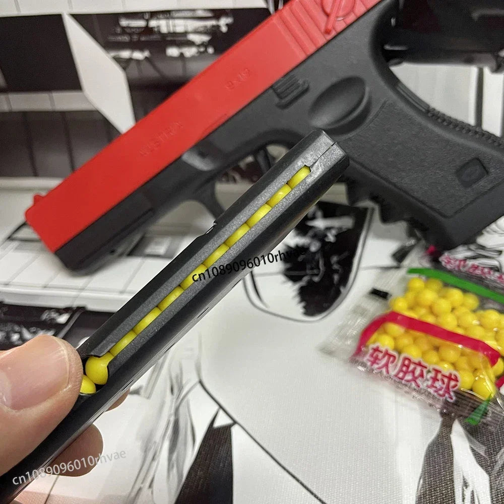 Mjukammunition Airsoft Pistol Manuell G17 Leksaksvapen
