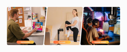 4K-webbkamera för streaming med AI-spårning och USB