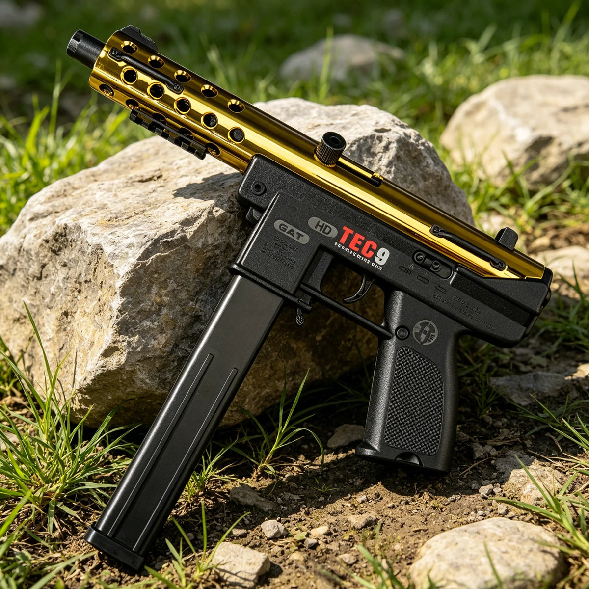 TEC-9 Gelballvapen med batteri och magasin