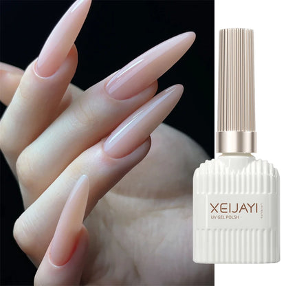God Girl Nail Polish Gel Nude Pink Glitter Gel Varnish Soak Off UV/LED Gel Polish For Manicure Home Salon DIY