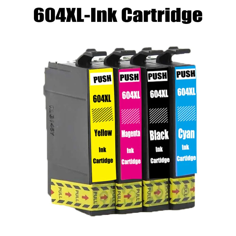 604XL-kompatibla bläckpatroner för Epson – 4, 5 eller 8-pack