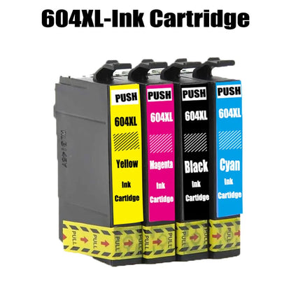 604XL-kompatibla bläckpatroner för Epson – 4, 5 eller 8-pack