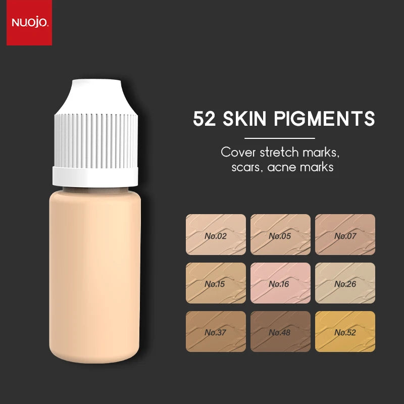 10ML Skin Camouflage Micro Pigment Permanent Makeup Ink Stretch Mark Camouflage Pigments Skin Tone Scar Camouflage Tattoo Ink