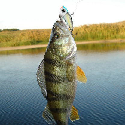 VIB Lure Metal Jig HardBait 7g 10g 15g Spoon Spinner Laser Painting 3D Eyes Fishing Tackle Strong 3X Hooks Swimbait Pesca Bait