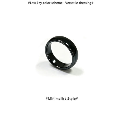 T5577 Chip RFID Black or White Ceramics Smart Finger Rewrite Ring 125KHZ Wear for Men or Women