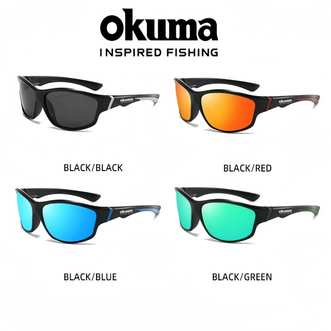Okuma Polariserade Sportsolglasögon – UV400-skydd för cykling, körning och fiske