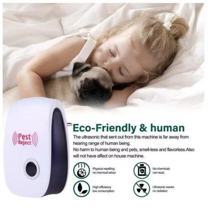 Ultrasonic Rat Destruction Mosquito Killer Repellent Pest Control Safe Effective For Home Garden Indoor Outdoor Insect Repeller