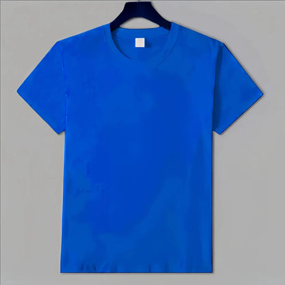 MRMT 2026 Brand New Man's 220g Pure Cotton T Shirt Men Man Solid Color Short Sleeved Combed Cotton Round Neck Thickening