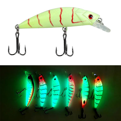 1pcs Sinking Spearhead Biomimetic Bait 5.5cm 6g Luminous Long Throw Sea Fishing Lures Freshwater Glowing Fishing Hard Baits