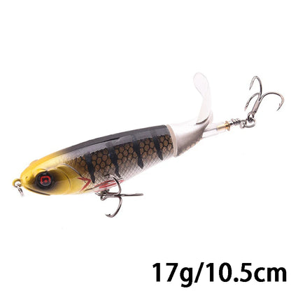 Goture Whopper Popper 10cm/11cm/14cm Topwater FIshing Lure Blowups Pike Baits Rotating Tail Fishing Tackle Crankbait Wobblers