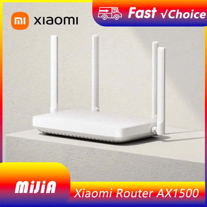 Xiaomi mijia Mi router AX1500 2.4G/5GHz WiFi6 1501Mbps Support IPTV Mesh Network Mijia App Wifi Gigabit Amplifier