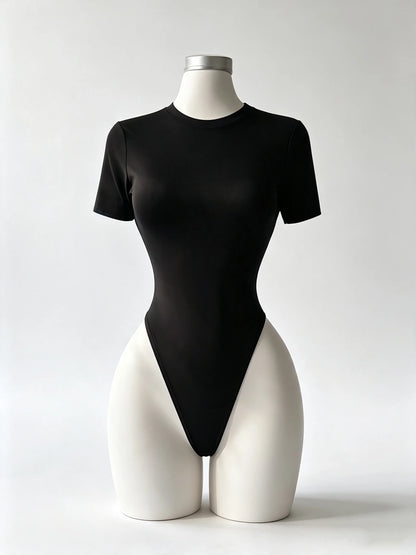 Women's High-Quality Backless Bodysuit Basic Solid Color Comfortable Fit Underwear