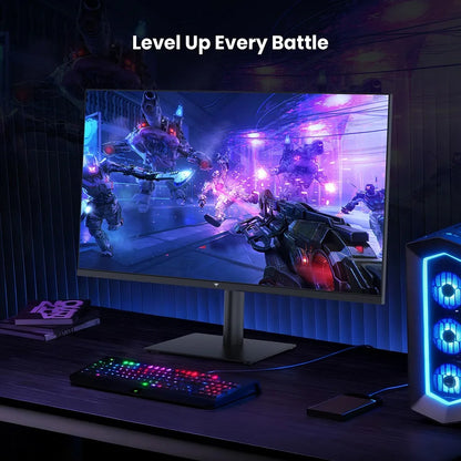 KTC H27T27 Kontorsmonitor 27" 2K QHD – Fast IPS 120Hz OC HDR FreeSync G-Sync 99% sRGB Ramlös VESA EU-lager