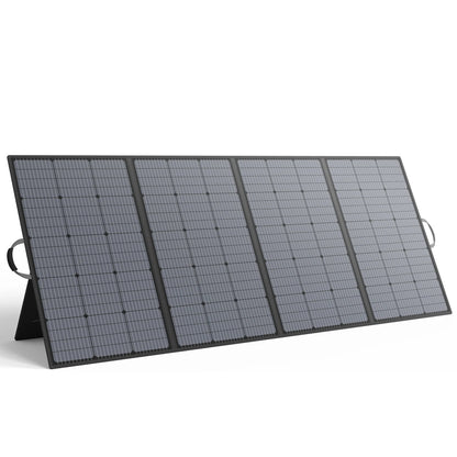 MHPOWOS Portabel Solpanel – 110W/220W/400W, Monokristallin 23,5%, IP67, Kickstands, Jackery/EcoFlow/Bluetti, Camping/Husbil/Off-Grid, Multi-lager