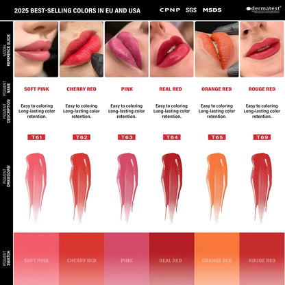 FAMISOO 5ML Permanent Makeup Pigment Tattoo Lips Tattoo Inks Eyebrows Eyeliners Pigments Microblading Pigment Tattoo Pigments