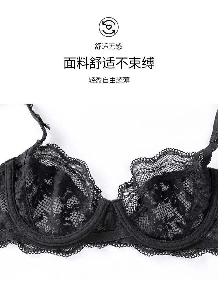 Dam Spets Lingerie Set Viktoriansk Stil – Push-up Mjuk Stålring Samlande Andningsbar, 5 Färger S–3XL