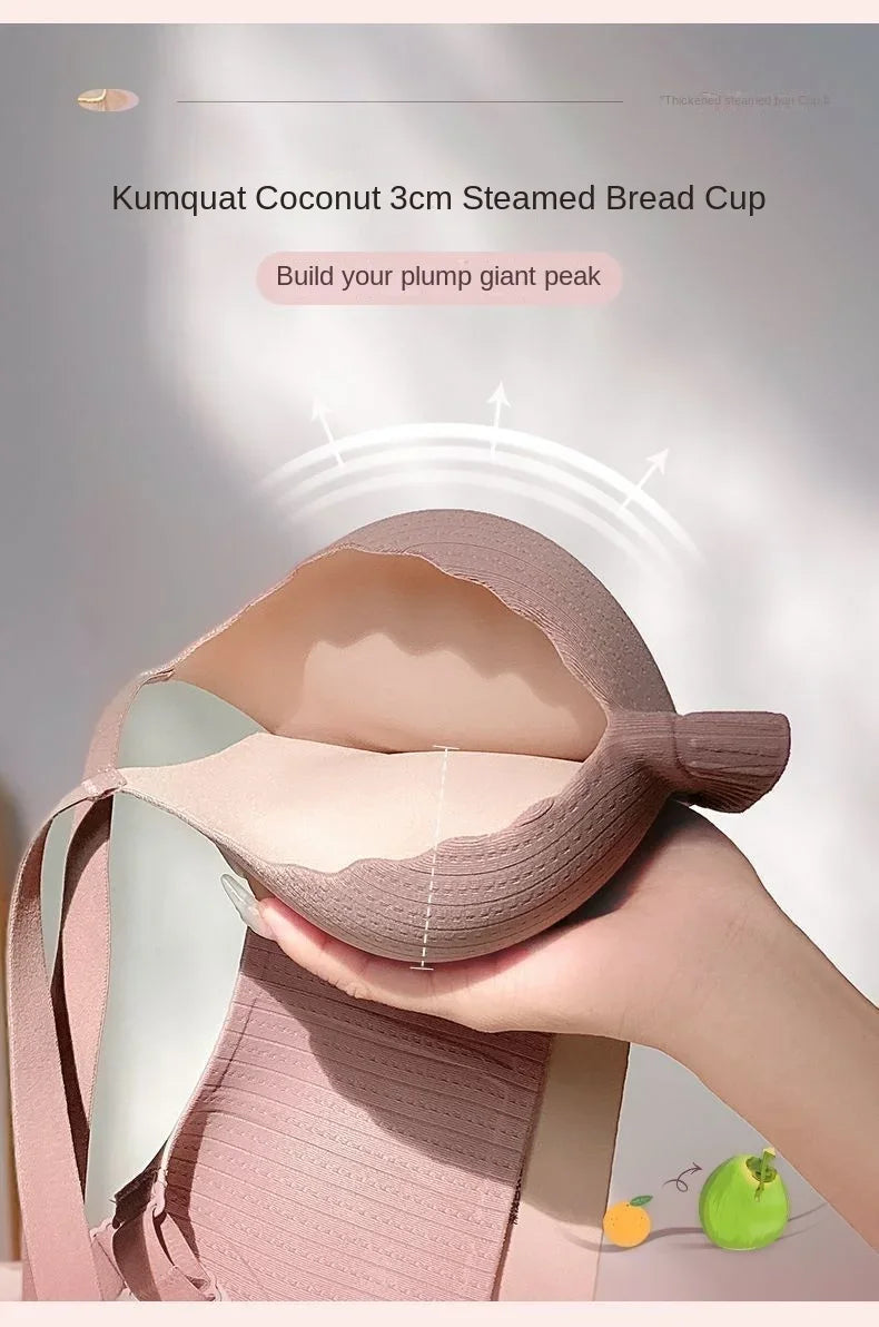 2026 New Push Up Bra for Small Chest  Ultra Thick 6CM Padded No Steel Ring Comfortable & Sexy Lift Lingerie for Flat Chest Women