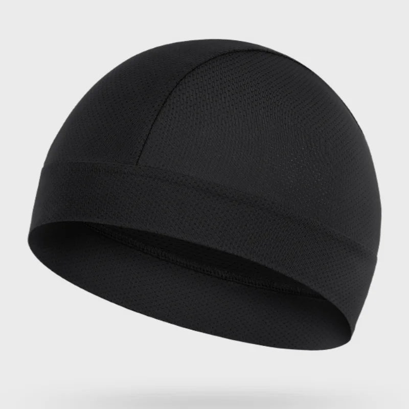 Men Women Quick Dry Breathable Mesh Skull Beanie Cap Sweat Absorbent Sports Cap Under Helmet Liner Moisture Wicking Cycling Hat