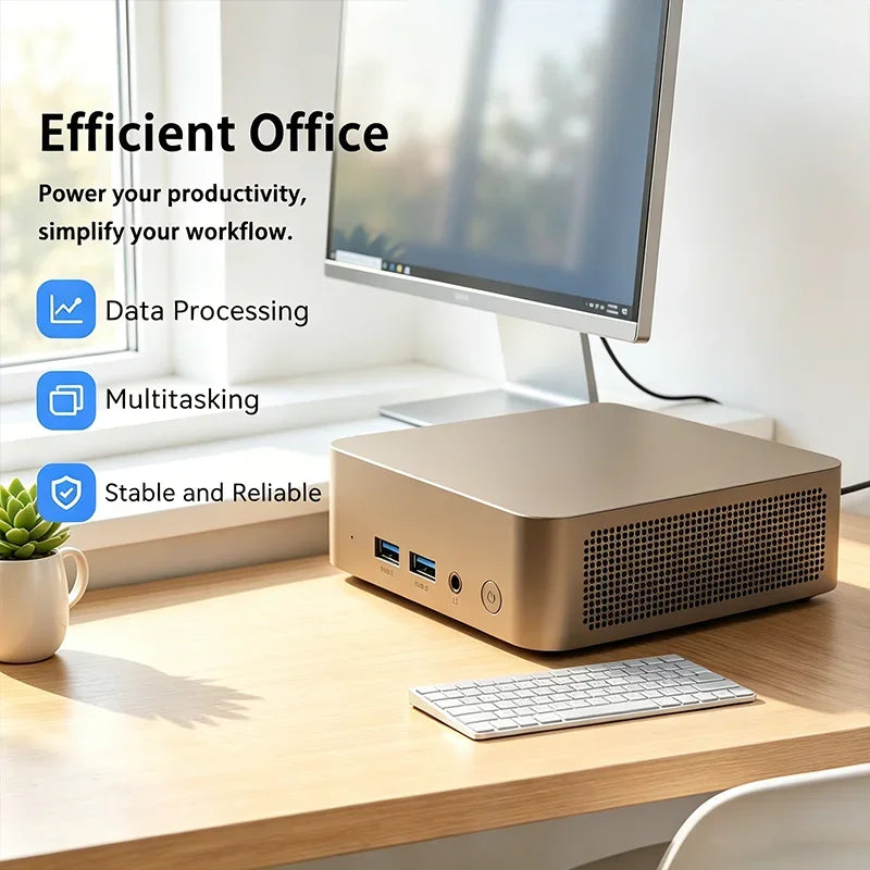 Intel Core i9 10980HK Ultra Compact Mini PC 16GB RAM 2TB M.2 SSD WiFi6 BT5.2 4K Display Gaming Office Workstation Pro
