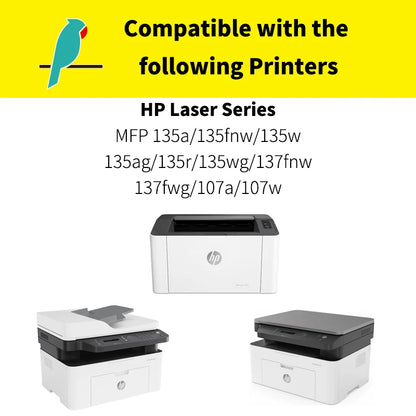 Tonerkassett med chip kompatibel med HP 106A W1106A för HP Laser- och MFP-skrivare