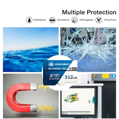 EVO PLUS Pro 512GB Endurance 256GB A2 U3 4K Micro SD 128GB Micro SD Card SD/TF Flash Card U3 A2 64GB 512GB Memory Card
