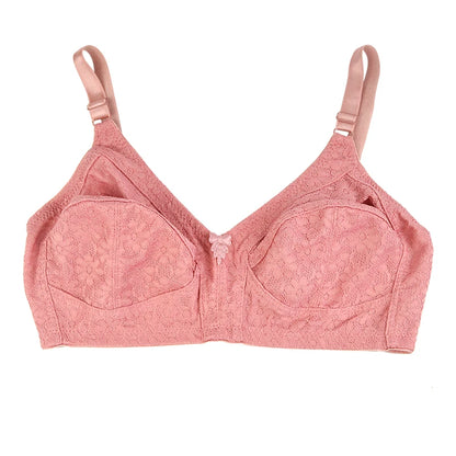 Sexy Lace Lingerie Summer Wireless Bras For Women Comfortable Underwear Breathable Lingerie Plus Size 50DE Cup