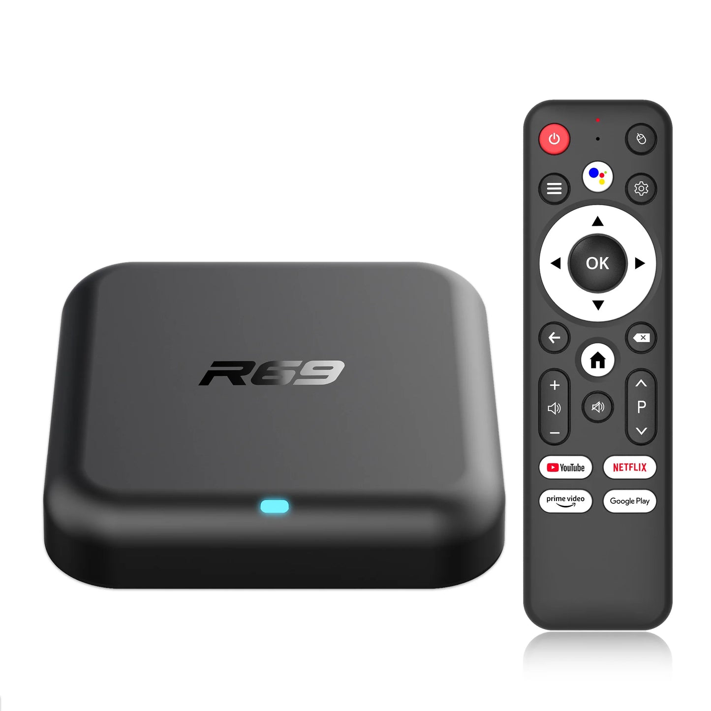 New 2026 Global Android 14.0 TV Box R69-1 Support 4K RK3518 Bluetooth 5.0 WIFI 6 RAM 8GB ROM 128GB Multi Language Smart TV BOX