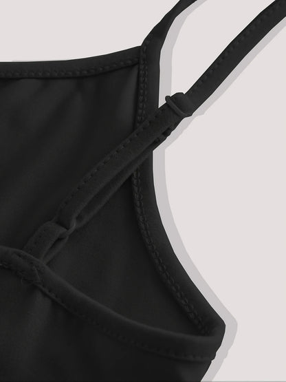 Women Tank Top Strap Slim Top for Summer Fashion Versatile Casual Breathable Micro Elastic Fabric Sleeveless Strap Top
